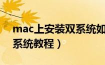 mac上安装双系统如何切换（Mac上安装双系统教程）