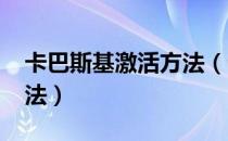 卡巴斯基激活方法（卡巴斯基2015的激活方法）