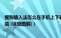 搜狗输入法怎么在手机上下载安装（搜狗输入法怎么下载安装 (详细图解)）