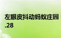 左眼皮抖动蚂蚁庄园 左眼皮抖动是什么意思4.28