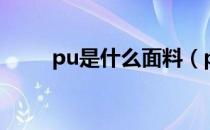 pu是什么面料（pu是指什么面料）