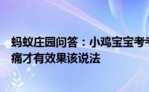 蚂蚁庄园问答：小鸡宝宝考考你运动过后拉伸要拉到局部疼痛才有效果该说法