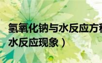 氢氧化钠与水反应方程式是什么（氢氧化钠与水反应现象）