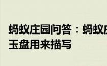 蚂蚁庄园问答：蚂蚁庄园今日答案大珠小珠落玉盘用来描写