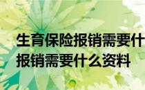 生育保险报销需要什么手续和证件 生育保险报销需要什么资料