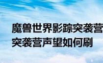 魔兽世界影踪突袭营声望坐骑 魔兽世界影踪突袭营声望如何刷