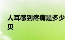 人耳感到疼痛是多少分贝 人耳感到疼痛的分贝