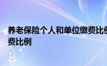 养老保险个人和单位缴费比例16比8 养老保险个人和单位缴费比例