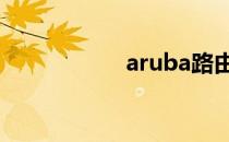 aruba路由器 aruba