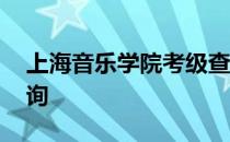 上海音乐学院考级查询 上海音乐学院考级查询