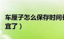 车厘子怎么保存时间长一点（车厘子为什么便宜了）