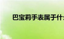 巴宝莉手表属于什么档次 巴宝莉手表