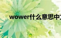 wower什么意思中文 wower什么意思