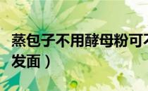 蒸包子不用酵母粉可不可以（家里无酵母怎么发面）