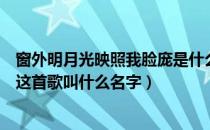 窗外明月光映照我脸庞是什么歌名（窗外明月光映照我脸庞这首歌叫什么名字）