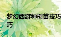 梦幻西游种树苗技巧视频 梦幻西游种树苗技巧