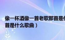 像一杯酒像一首老歌那首是什么歌（像一杯酒像一首老歌那首是什么歌曲）