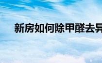 新房如何除甲醛去异味 新房如何除甲醛