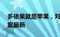 多依果就是苹果，对吗 蚂蚁新村5月11日答案最新