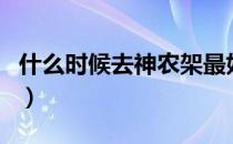 什么时候去神农架最好（神农架冬天去合适吗）