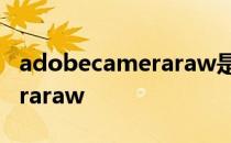 adobecameraraw是什么软件 adobecameraraw