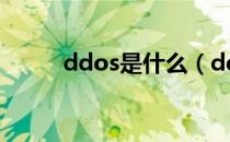 ddos是什么（ddos是什么意思）