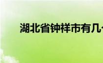 湖北省钟祥市有几个镇 湖北省钟祥市