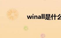 winall是什么系统 winall