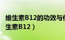 维生素B12的功效与作用（什么人需要补充维生素B12）