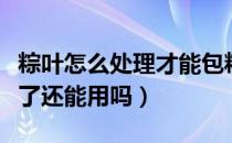 粽叶怎么处理才能包粽子（粽叶发霉了洗干净了还能用吗）