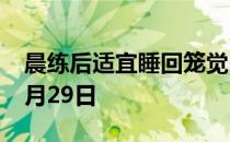 晨练后适宜睡回笼觉吗 蚂蚁庄园今日答案10月29日