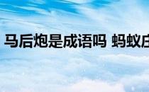 马后炮是成语吗 蚂蚁庄园今日答案10月10日