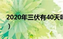 2020年三伏有40天吗（三伏天后就凉快了吗）