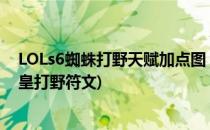 LOLs6蜘蛛打野天赋加点图 s6蜘蛛女皇天赋加点图(蜘蛛女皇打野符文)