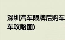 深圳汽车限牌后购车攻略(深圳汽车限牌后购车攻略图)