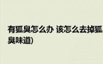 有狐臭怎么办 该怎么去掉狐臭(有狐臭怎么办 该怎么去掉狐臭味道)