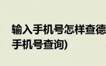 输入手机号怎样查德邦物流单号(德邦物流用手机号查询)