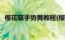 樱花草手势舞教程(樱花舞手势舞教程视频)