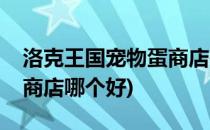 洛克王国宠物蛋商店在哪里(洛克王国宠物蛋商店哪个好)