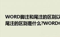 WORD脚注和尾注的区别以及如何互相转换等技巧(脚注和尾注的区别是什么?WORD中如何添加?)