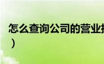 怎么查询公司的营业执照（企业营业执照查询）