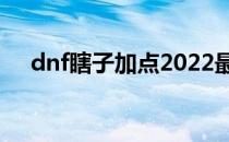 dnf瞎子加点2022最新（dnf瞎子加点）