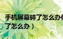 手机屏幕碎了怎么办修复用牙膏（手机屏幕碎了怎么办）