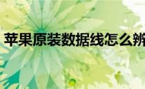 苹果原装数据线怎么辨别（苹果原装数据线）