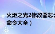 火炬之光2修改器怎么用（火炬之光2控制台命令大全）