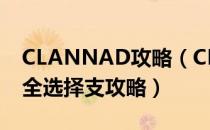 CLANNAD攻略（CLANNAD全人物全路线全选择支攻略）