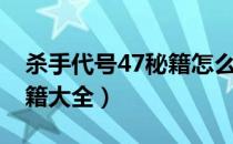 杀手代号47秘籍怎么用（杀手代号47游戏秘籍大全）