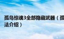 孤岛惊魂3全部隐藏武器（孤岛惊魂3隐藏武器一览及解锁方法介绍）