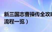 新三国志曹操传全攻略（新三国志曹操传剧情流程一览）