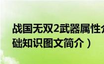 战国无双2武器属性介绍（《战国无双2》基础知识图文简介）